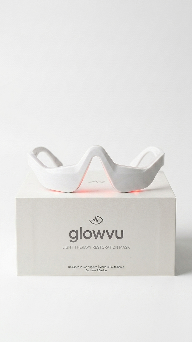 EyeLift Glowvu™ Kit-  2-in-1 Red Light Therapy Massager + Depuffing Cream